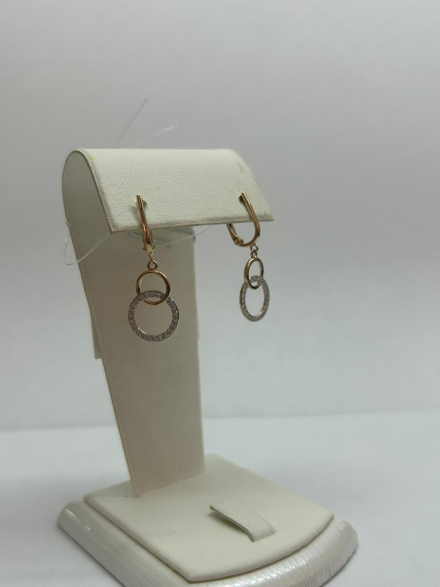 СЕРЬГИ С КАМНЯМИ (Au 585)