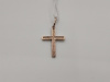 ПОДККИ585 ПОДВЕСКА КРЕСТ С КАМНЯМИ (Au 585)