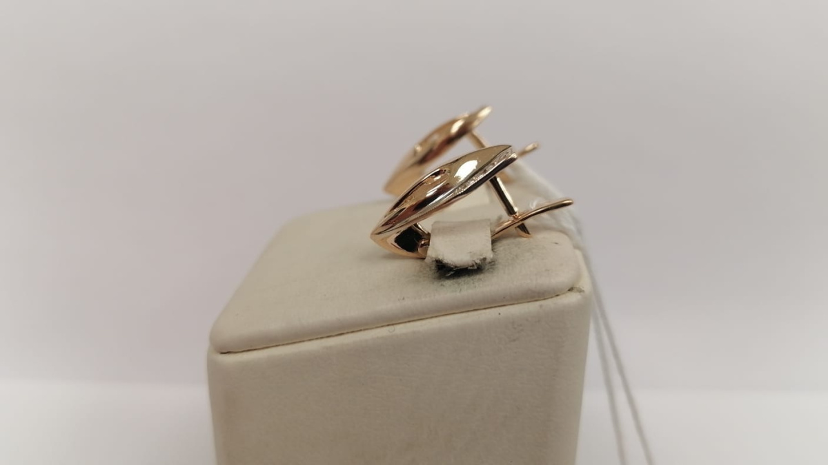 СЕРЬГИ С КАМНЯМИ (Au 585)