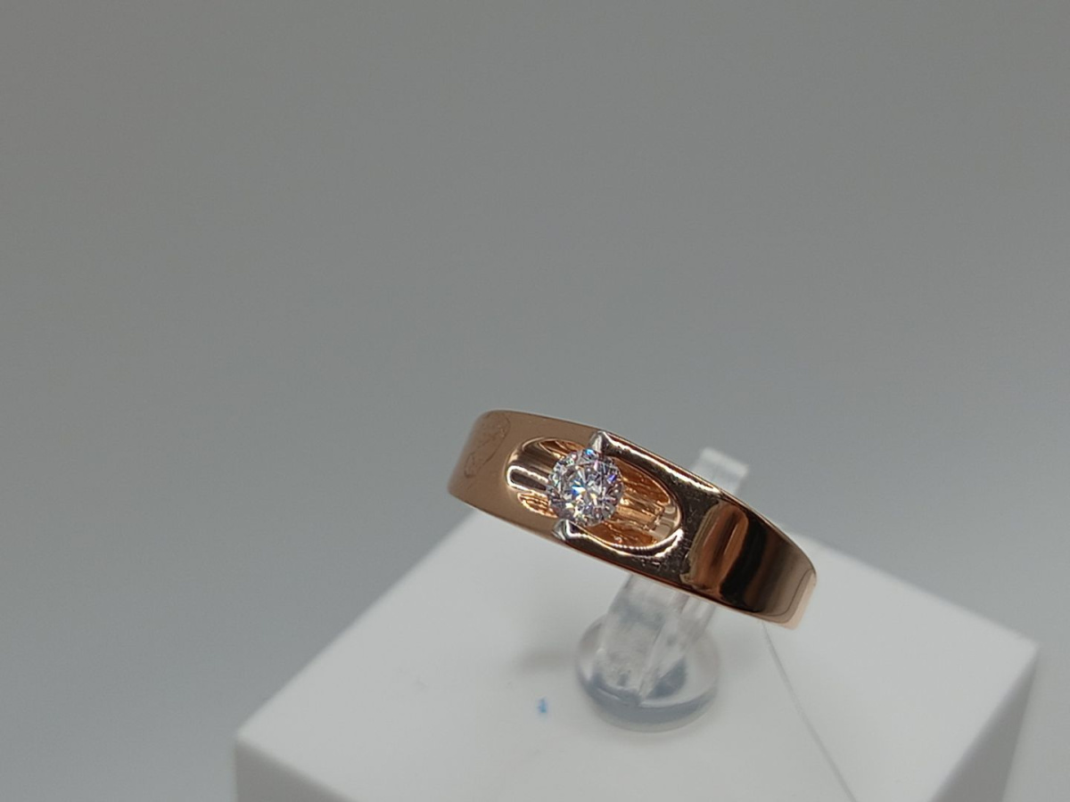 КОЛЬЦО С КАМНЕМ (Au 585)