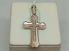 ПОДКБК585 ПОДВЕСКА КРЕСТ БЕЗ КАМНЯ (Au 585)