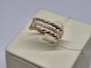 КОЛЬЦО С КАМНЯМИ (Au 585)