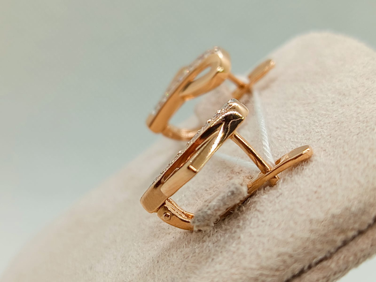 СЕРЬГИ С КАМНЯМИ (Au 585)