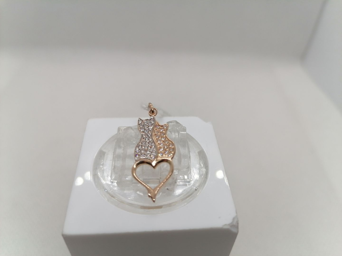 ПОДВЕСКА С КАМНЯМИ (Au 585)