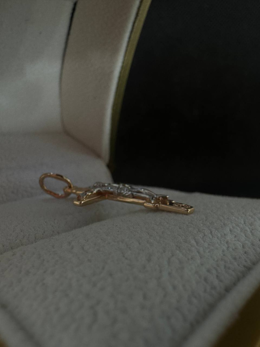 ПОДВЕСКА КРЕСТ без камня (Au 585)