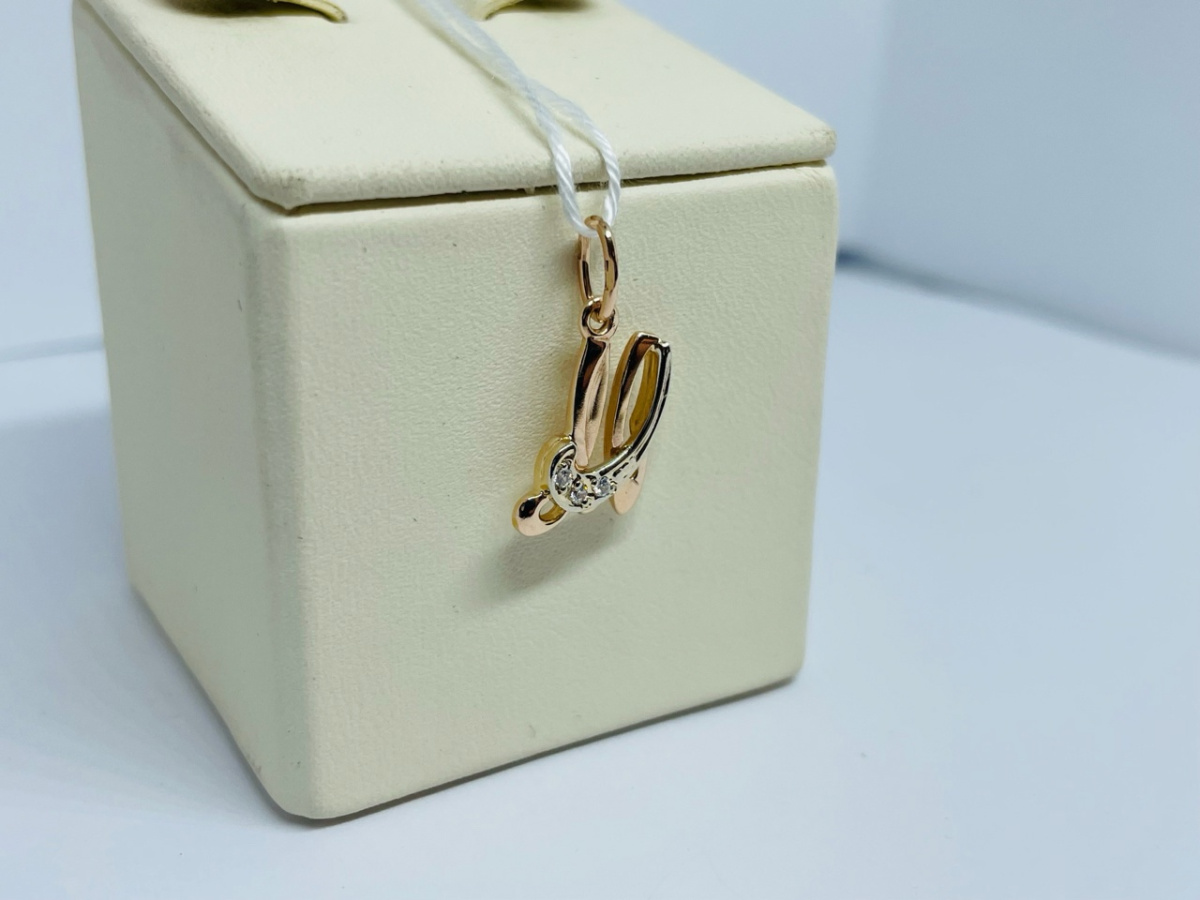 ПОДВЕСКА С КАМНЯМИ (Au 585)