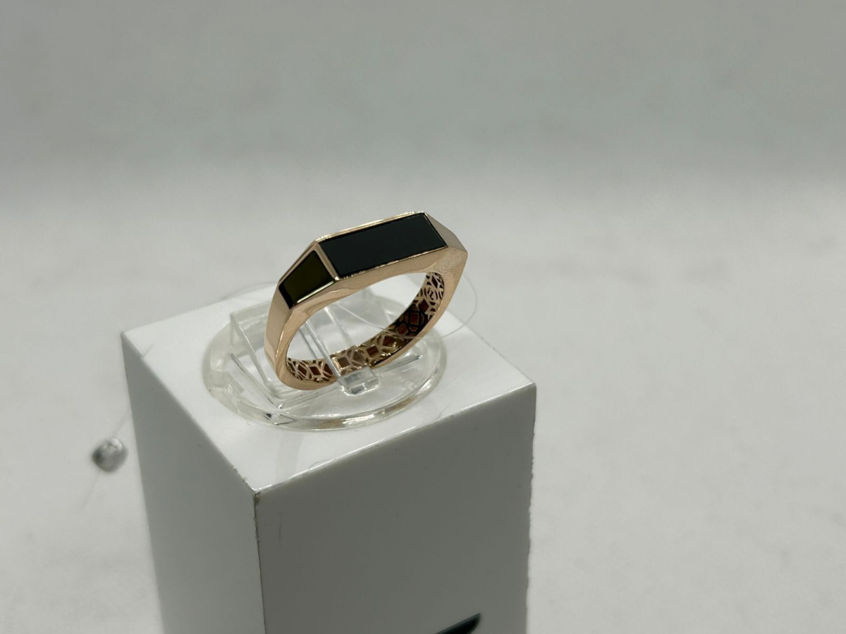 КОЛЬЦО ПЕЧАТКА с камнем (Au 585)