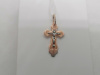 80273р ПОДВЕСКА КРЕСТ (Au 585)