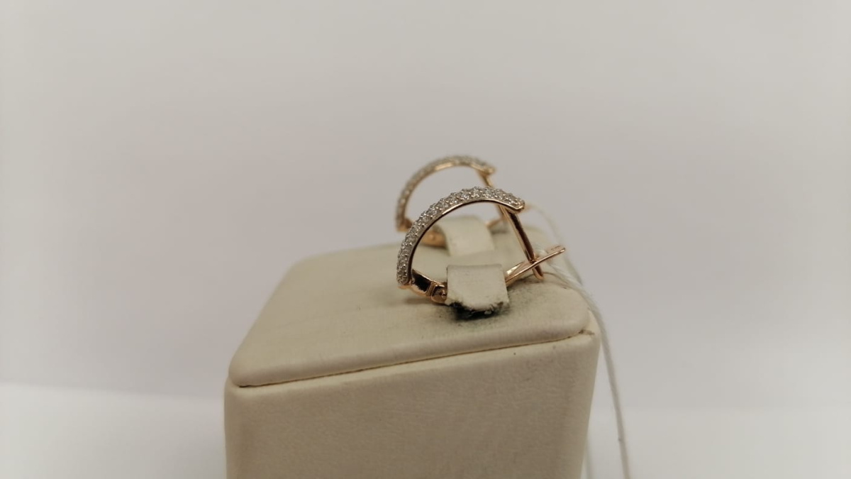 СЕРЬГИ С КАМНЯМИ (Au 585)