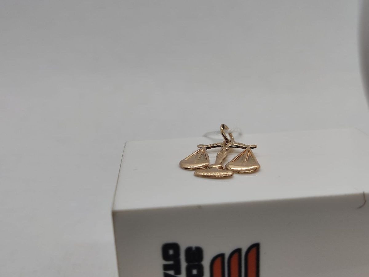 ПОДВЕСКА ЗНАК ЗОДИАКА ВЕСЫ Au 585