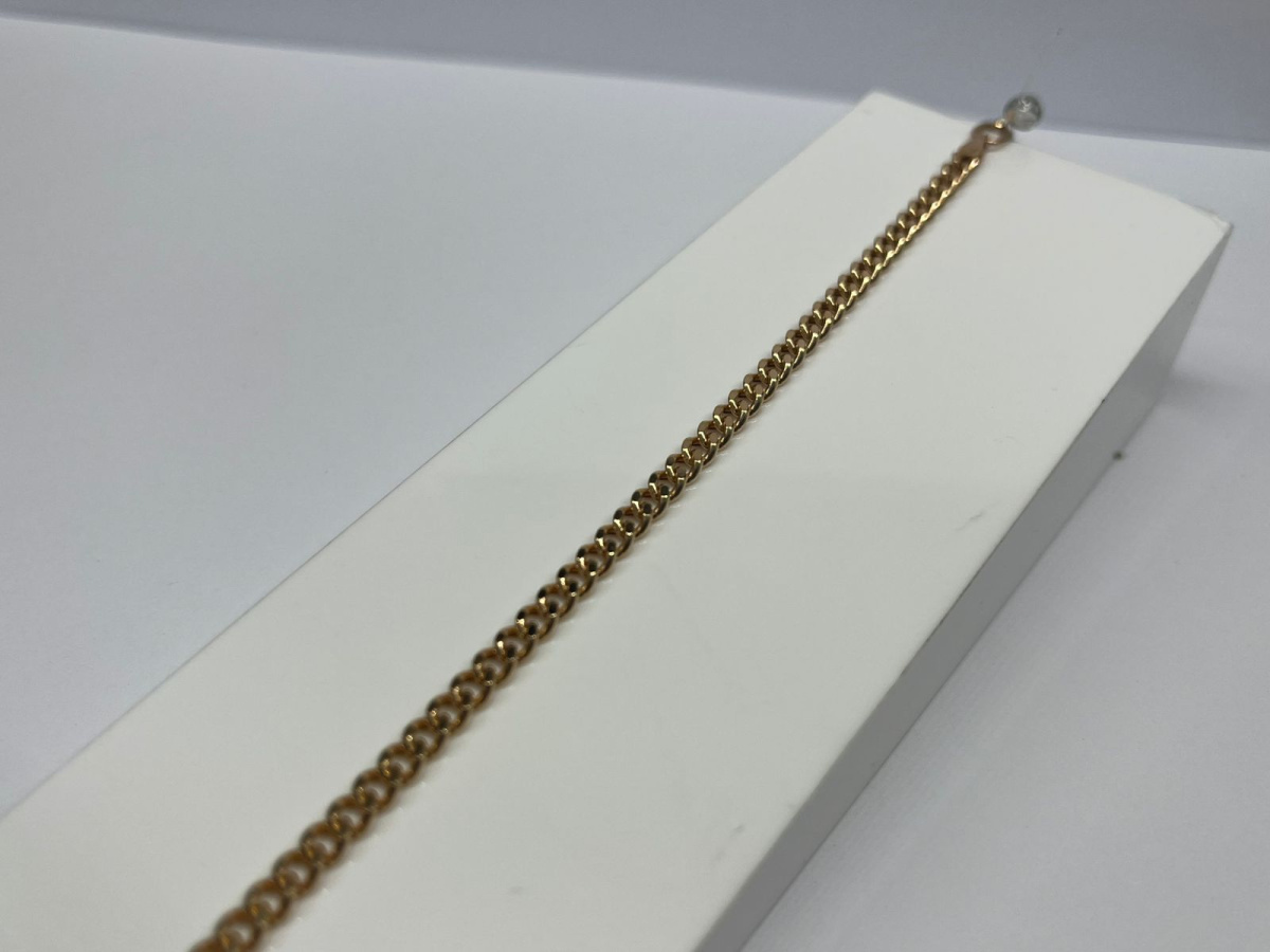 БРАСЛЕТ ПУСТОТЕЛЫЙ Панцирное (Au 585)