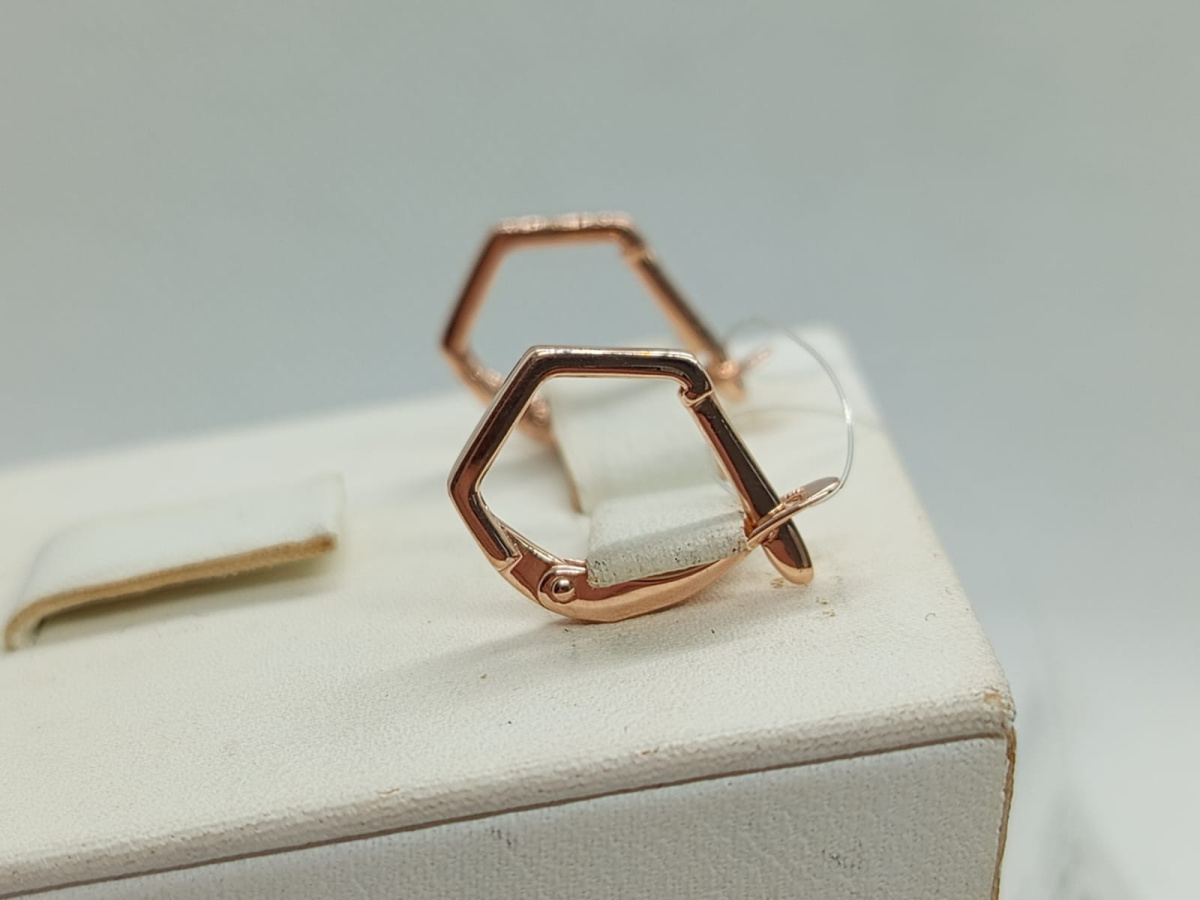 СЕРЬГИ БЕЗ КАМНЯ (Au 585)