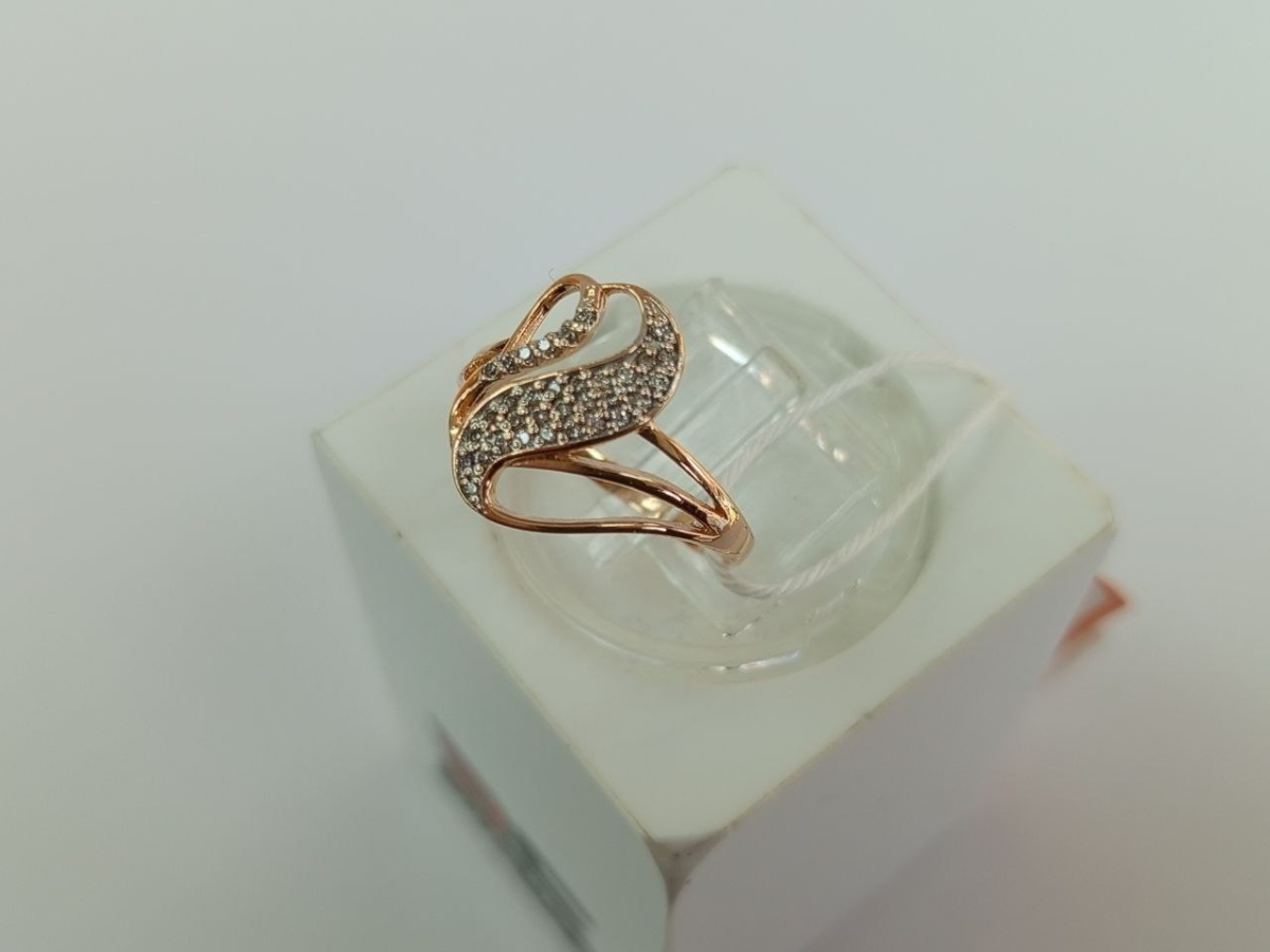 КОЛКМИ585 КОЛЬЦО С КАМНЯМИ (Au 585)