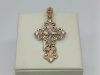 ПОДВЕСКА КРЕСТ С КАМНЯМИ (Au 585)