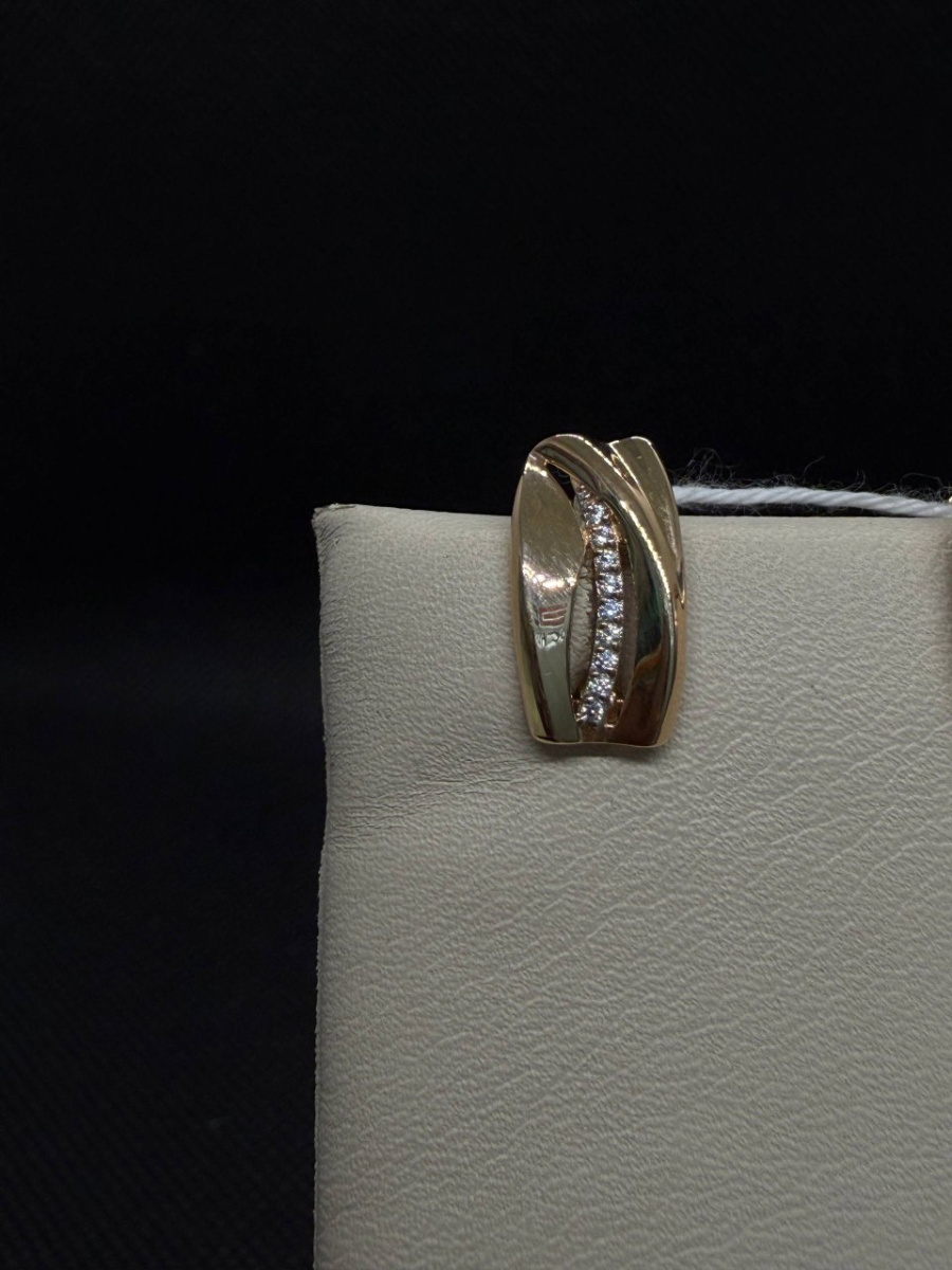 СКМИ585 СЕРЬГИ С КАМНЯМИ (Au 585)