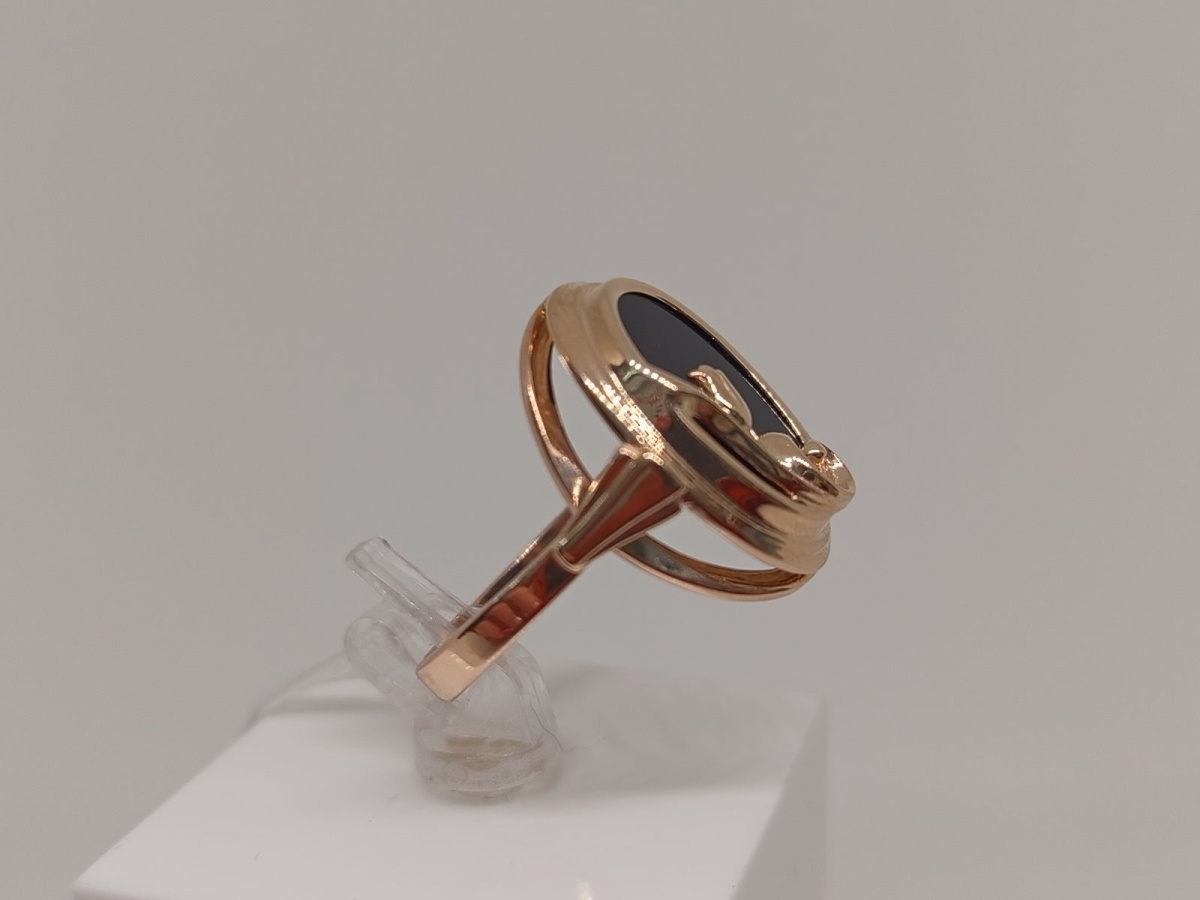 КОЛКМ585 КОЛЬЦО С КАМНЕМ (Au 585)