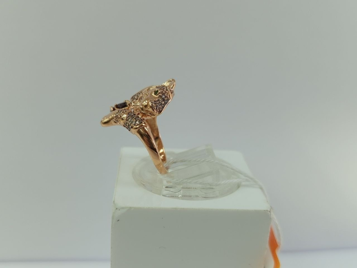 КОЛКМИ585 КОЛЬЦО С КАМНЯМИ (Au 585)