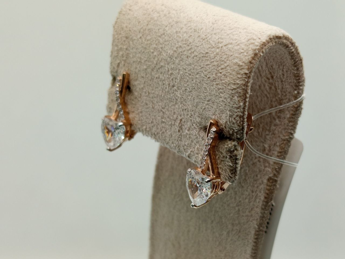 СЕРЬГИ С КАМНЯМИ (Au 585)