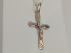 ПОДВЕСКА КРЕСТ БЕЗ КАМНЯ (Au 585)