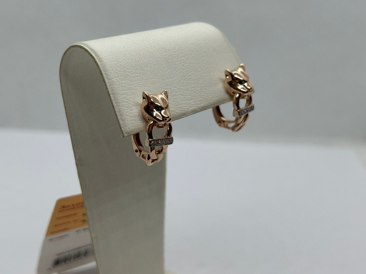 СЕРЬГИ С КАМНЯМИ (Au 585)