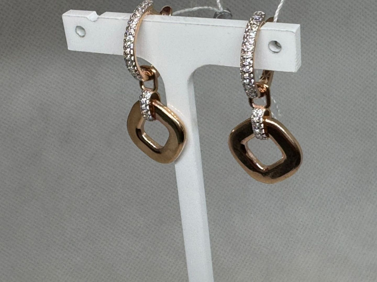 СЕРЬГИ С КАМНЯМИ (Au 585)