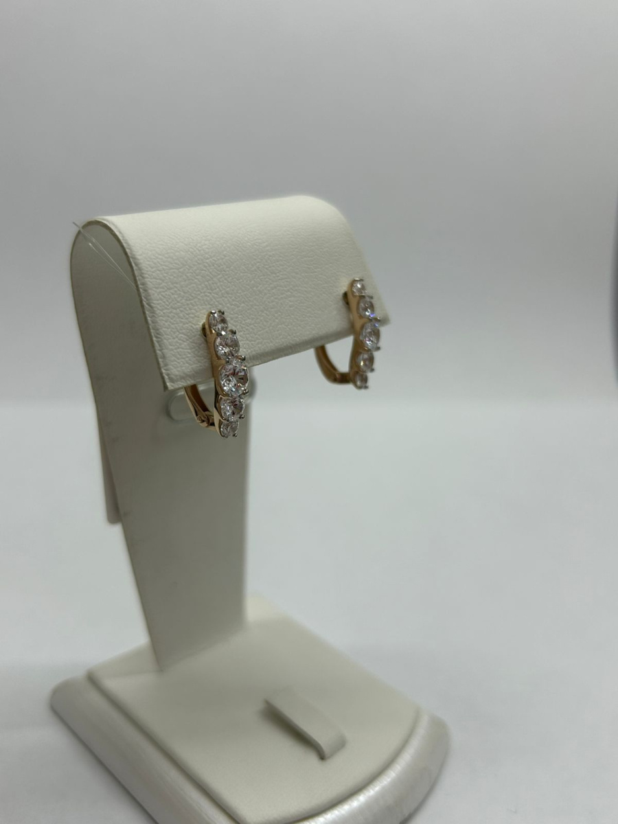 СЕРЬГИ С КАМНЯМИ (Au 585)