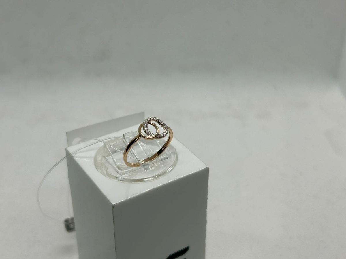 КОЛЬЦО С КАМНЯМИ (Au 585)