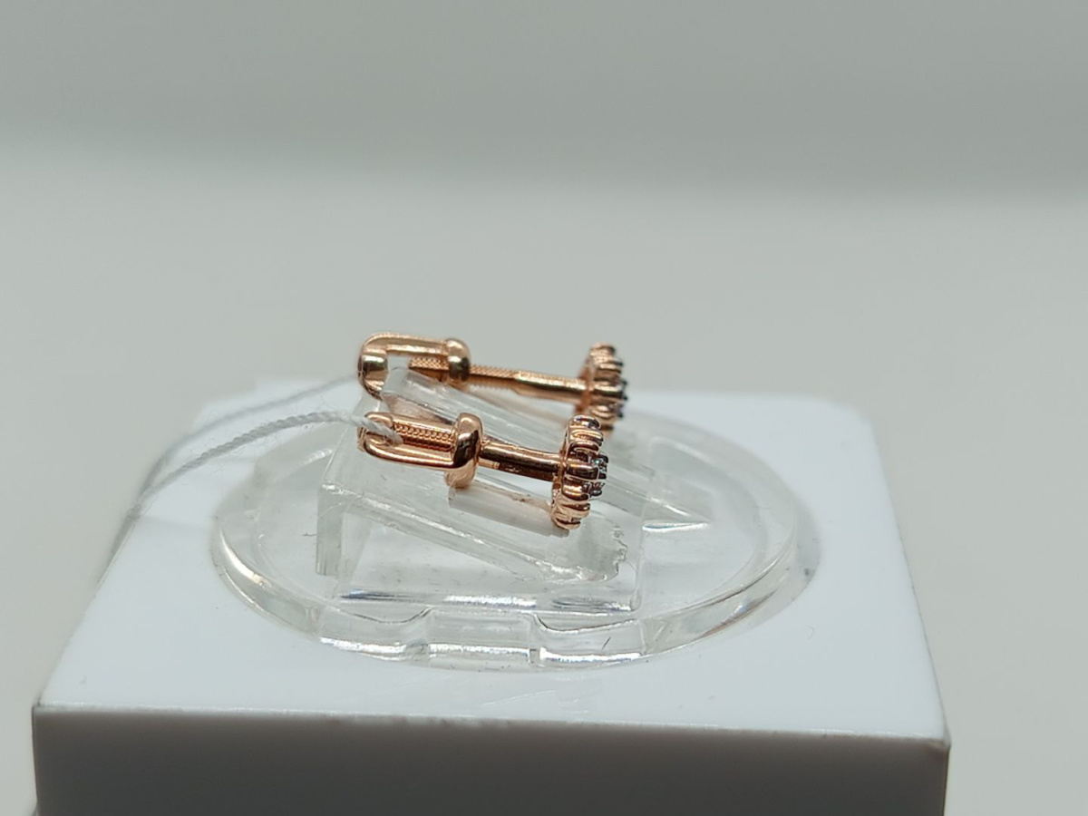 СПУС585 СЕРЬГИ ПУСЕТЫ (Au 585)