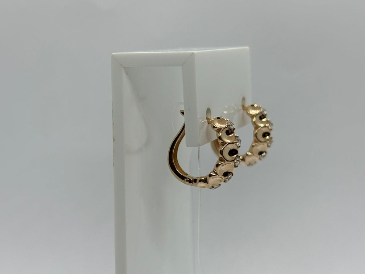 СЕРЬГИ С КАМНЯМИ (Au 585)