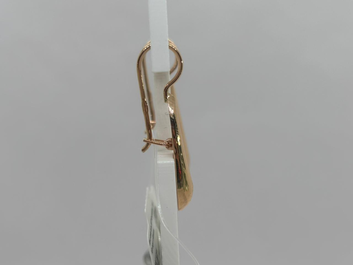 СЕРЬГИ ПЕТЕЛЬКА без камня (Au 585)