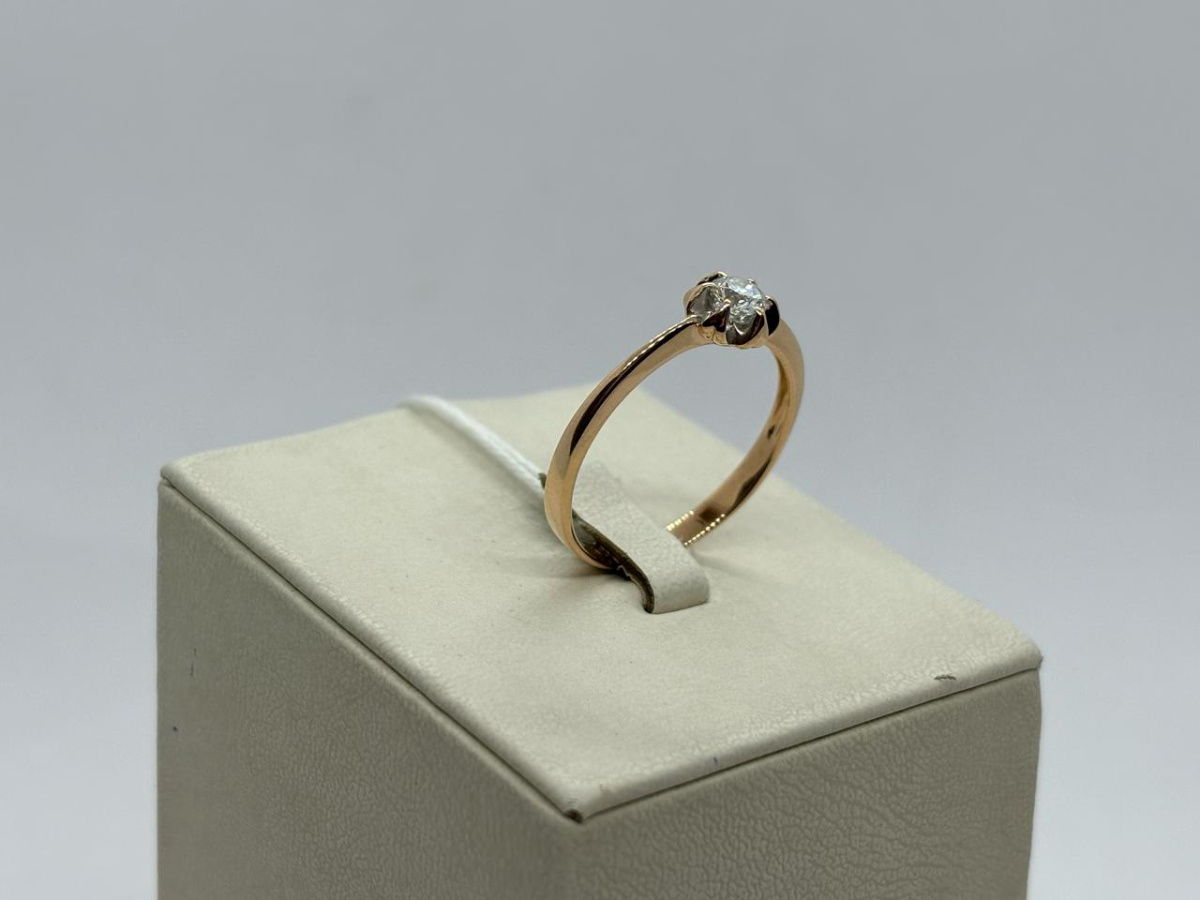 КОЛЬЦО БРИЛЛИАНТ Au 585