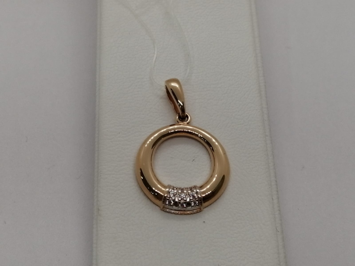 50296 ПОДВЕСКА С КАМНЯМИ (Au 585)