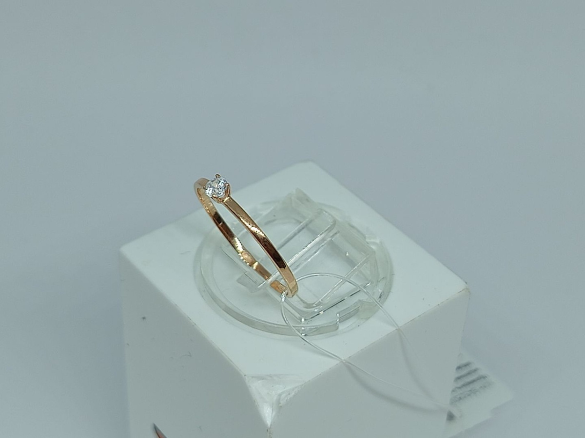 КОЛЬЦО С КАМНЕМ (Au 585)