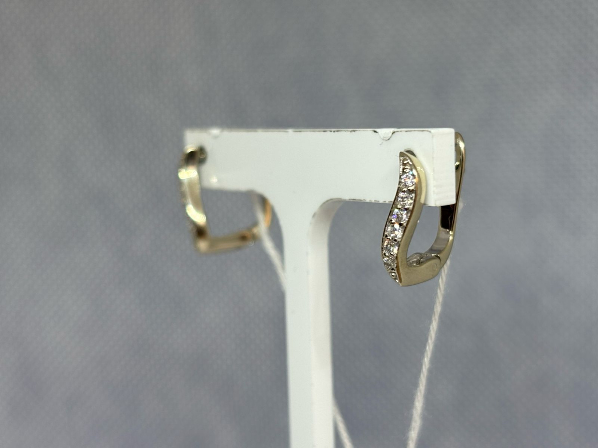 СЕРЬГИ С КАМНЯМИ (Au 585)