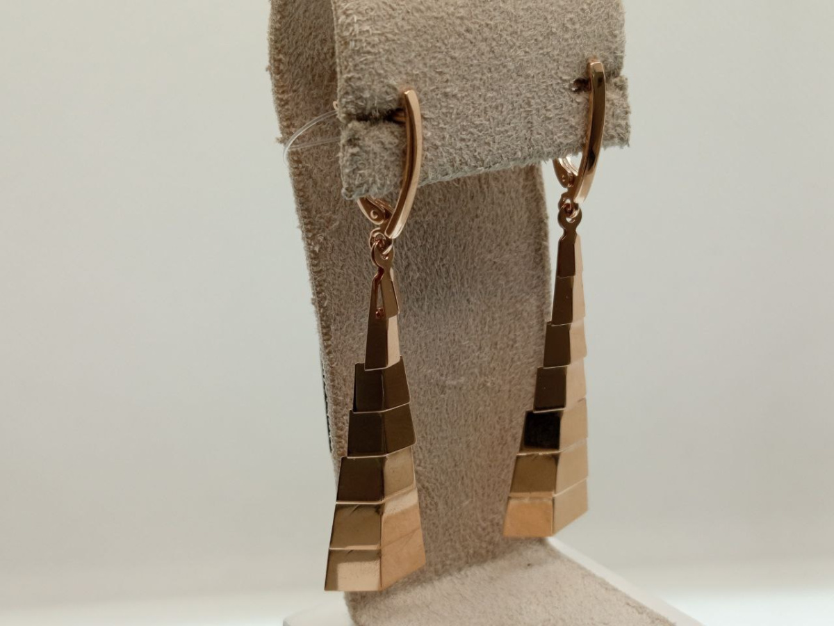 СЕРЬГИ БЕЗ КАМНЯ (Au 585)