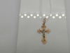 ПОДВЕСКА КРЕСТ БЕЗ КАМНЯ (Au 585)