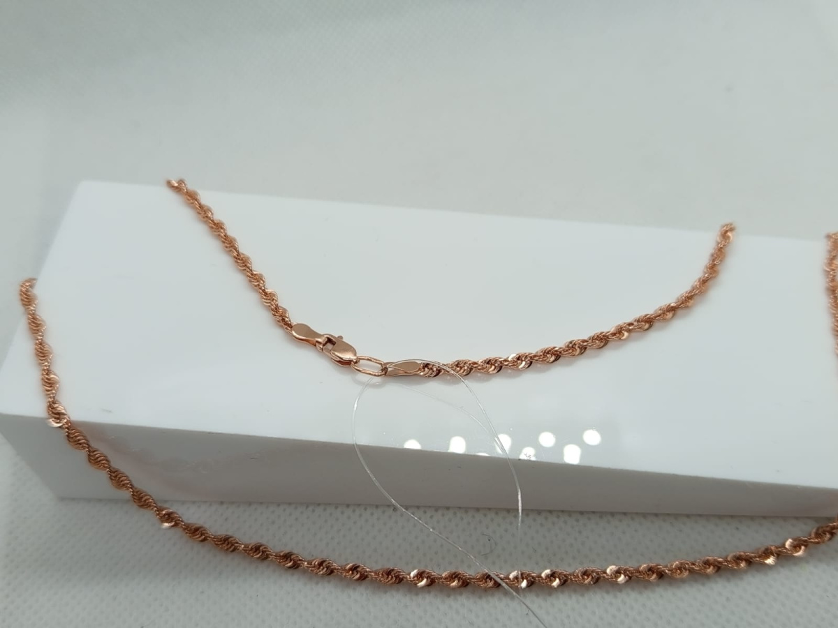 ЦЕПЬ ПУСТОТЕЛАЯ Веревка (Au 585)