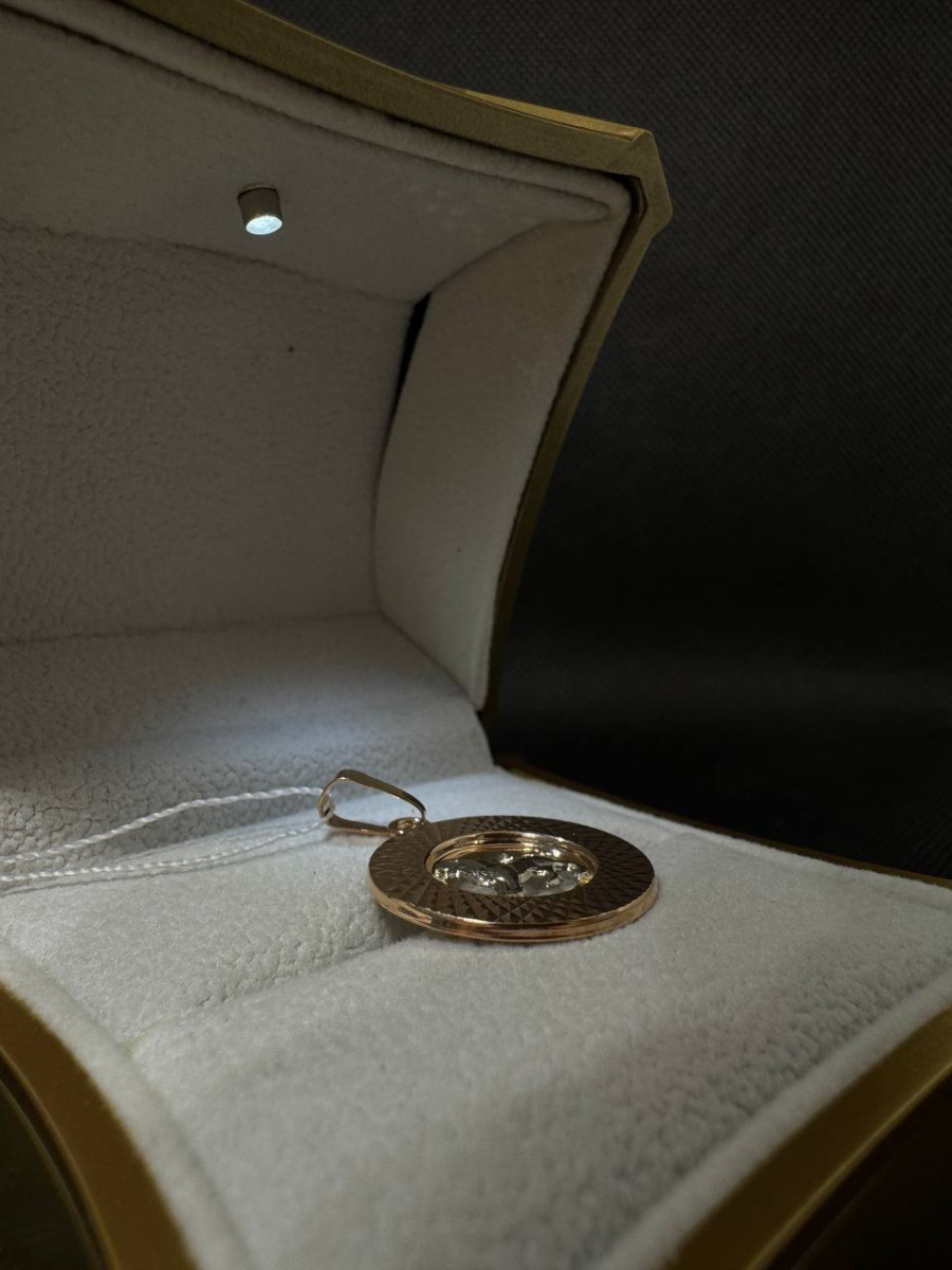 ПОДВЕСКА ЗНАК ЗОДИАКА ЛЕВ (Au 585)