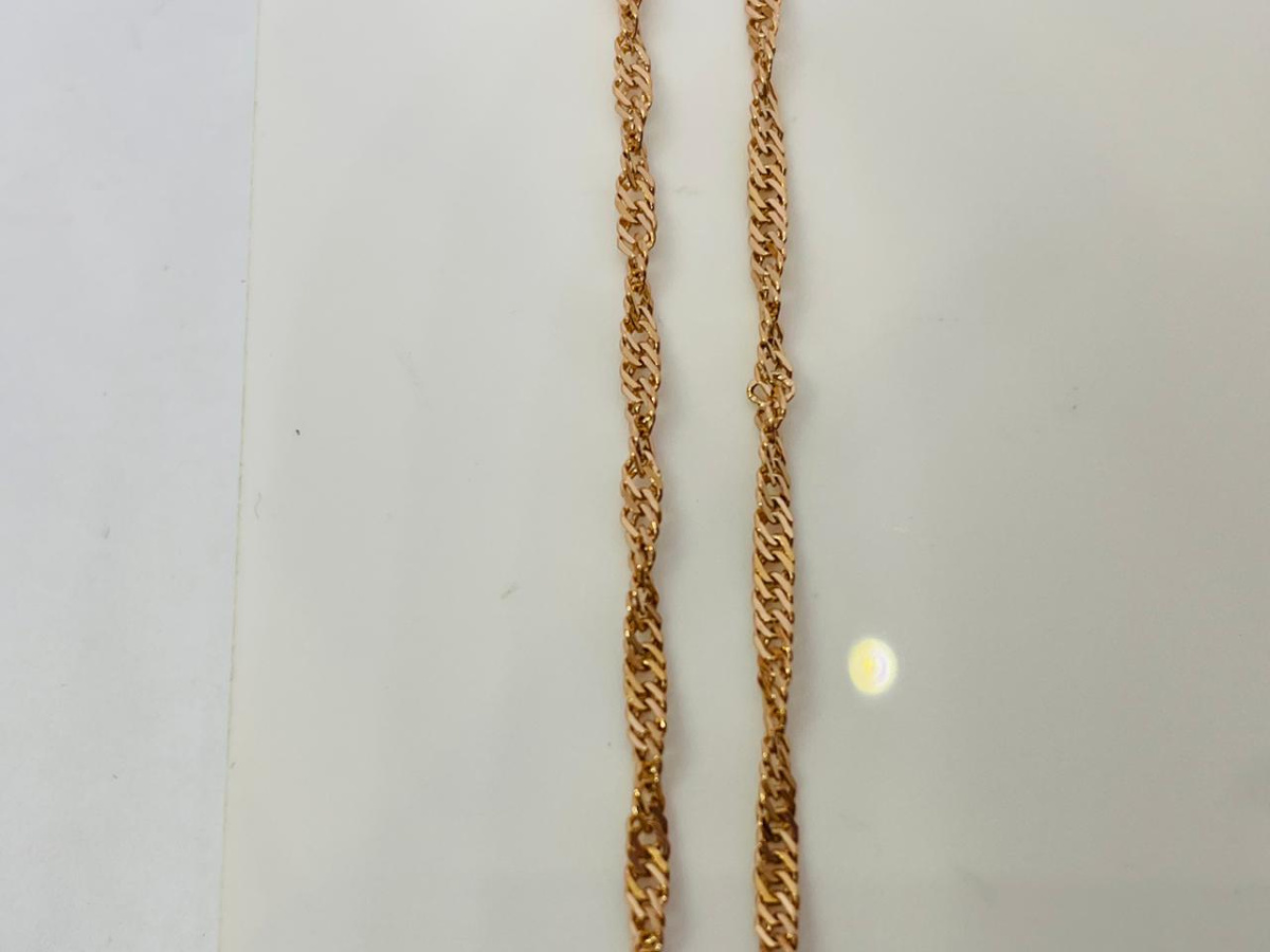 БРАСЛЕТ ПОЛНОВЕСНЫЙ Сингапур Au 585