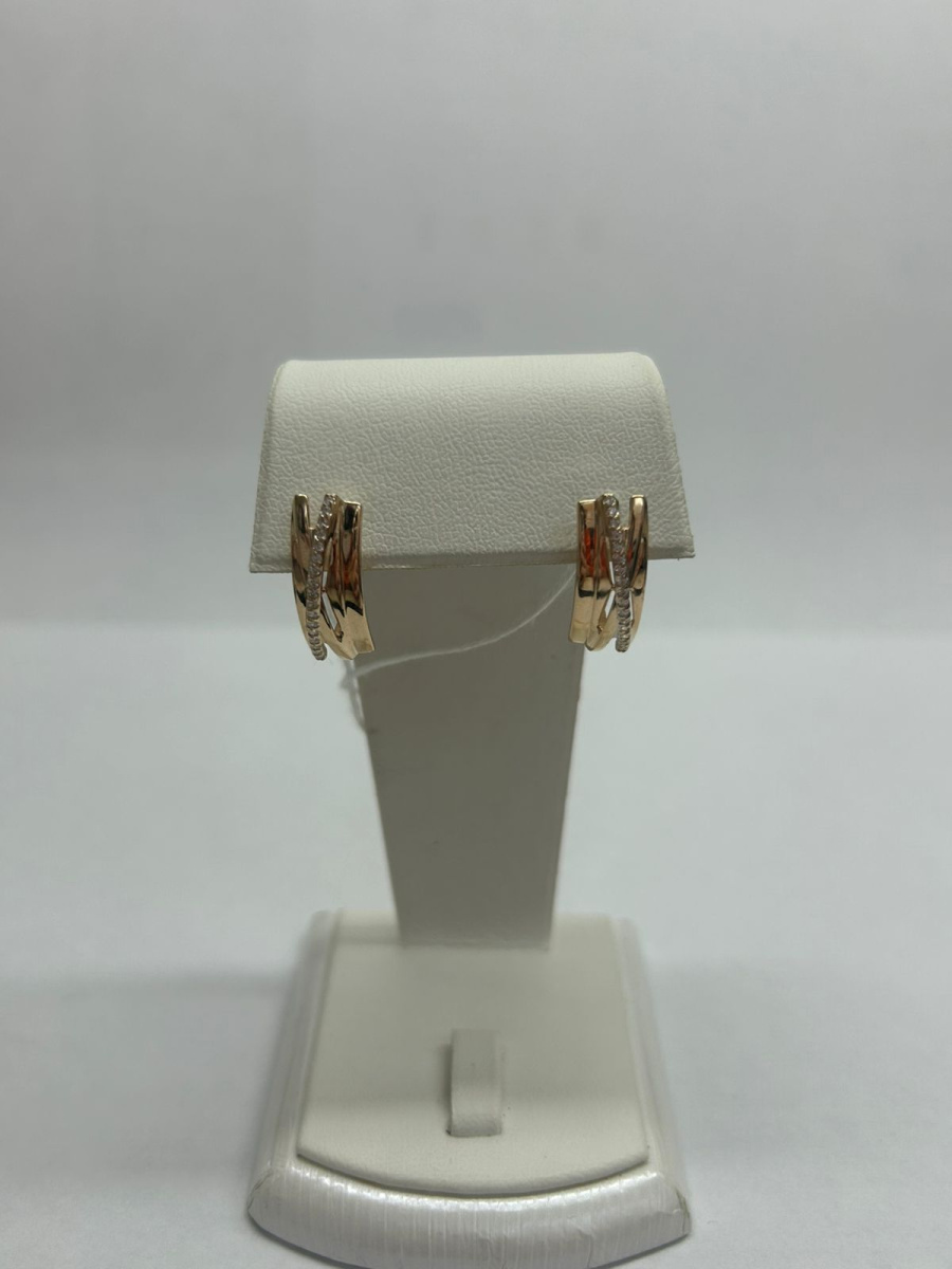 СЕРЬГИ С КАМНЯМИ (Au 585)