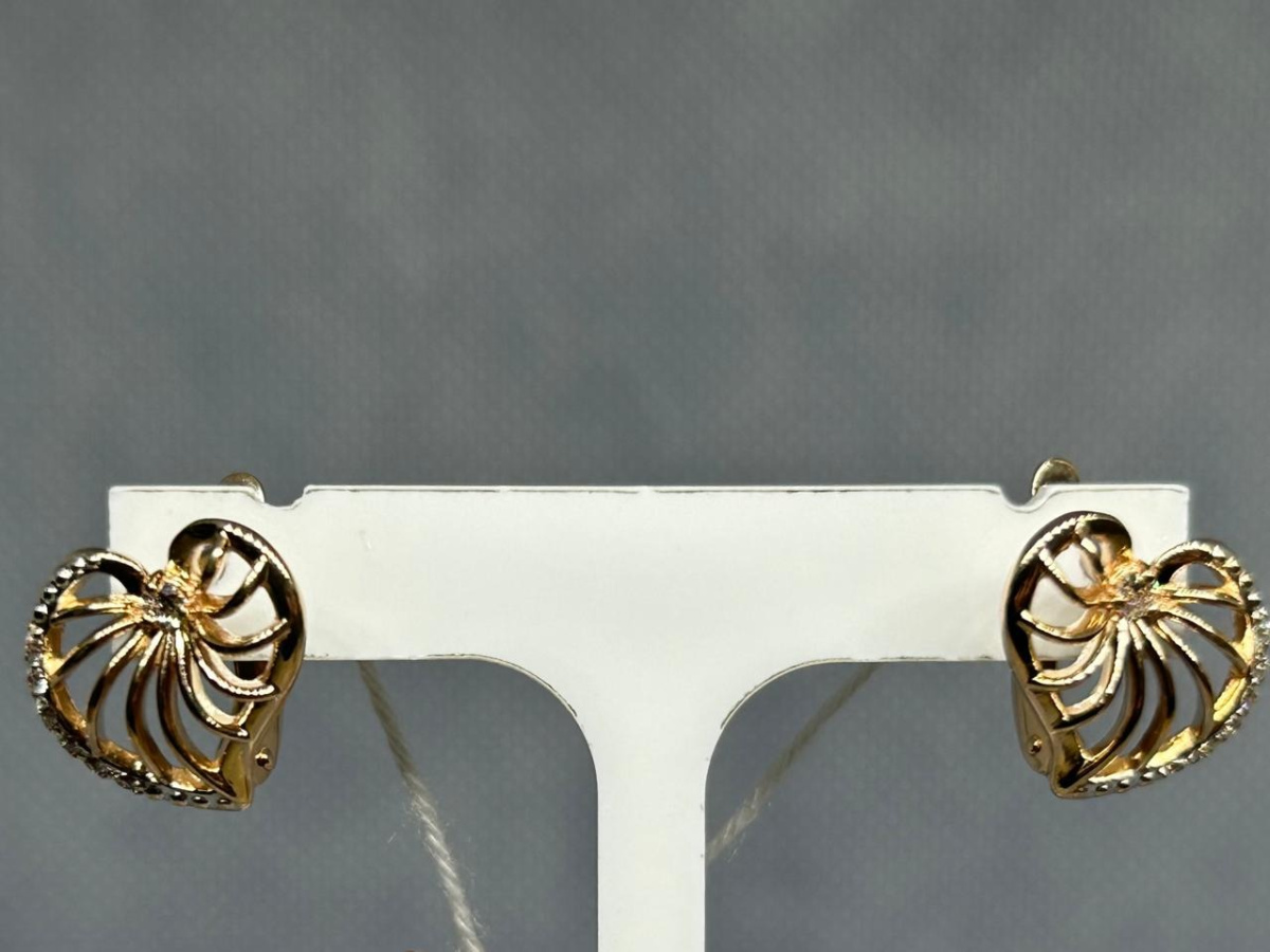 СЕРЬГИ С КАМНЯМИ (Au 585)