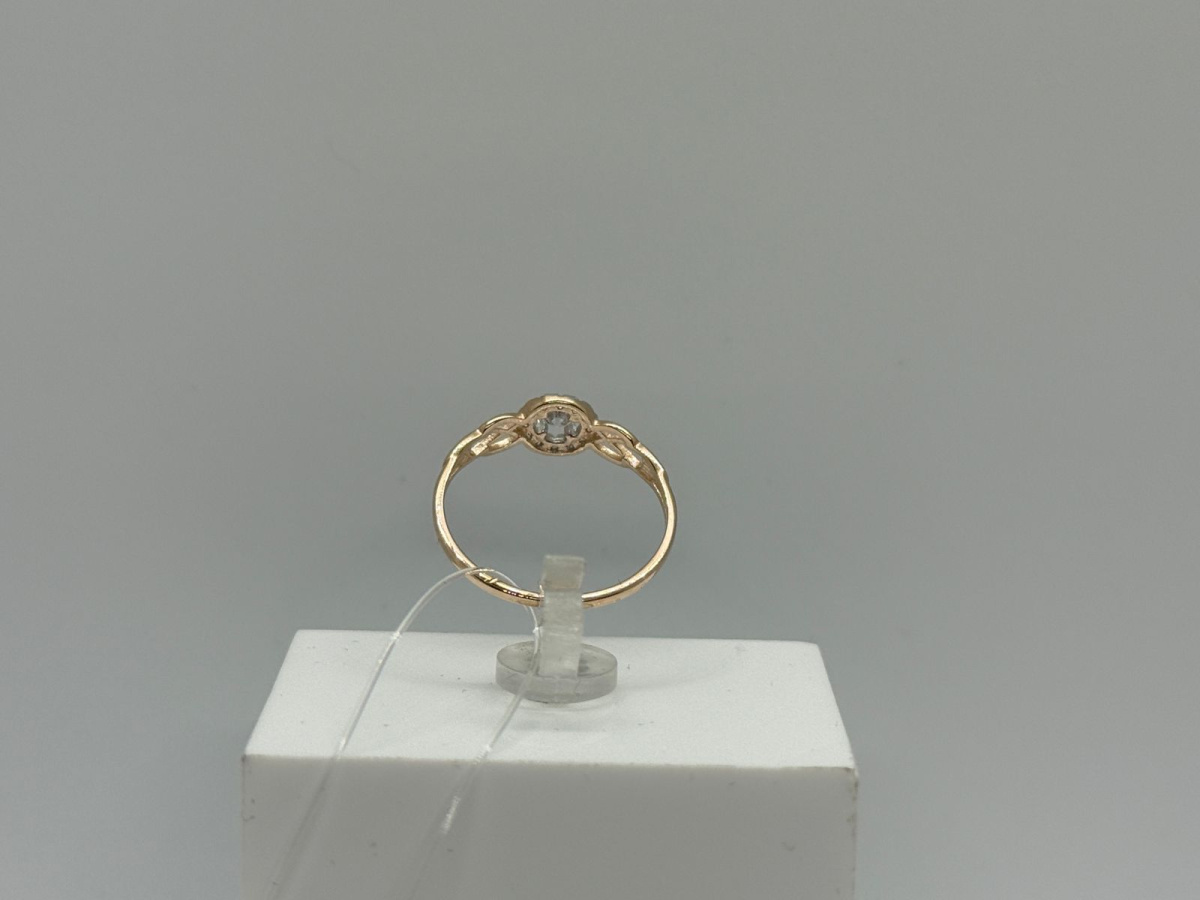 КОЛЬЦО С КАМНЯМИ (Au 585)