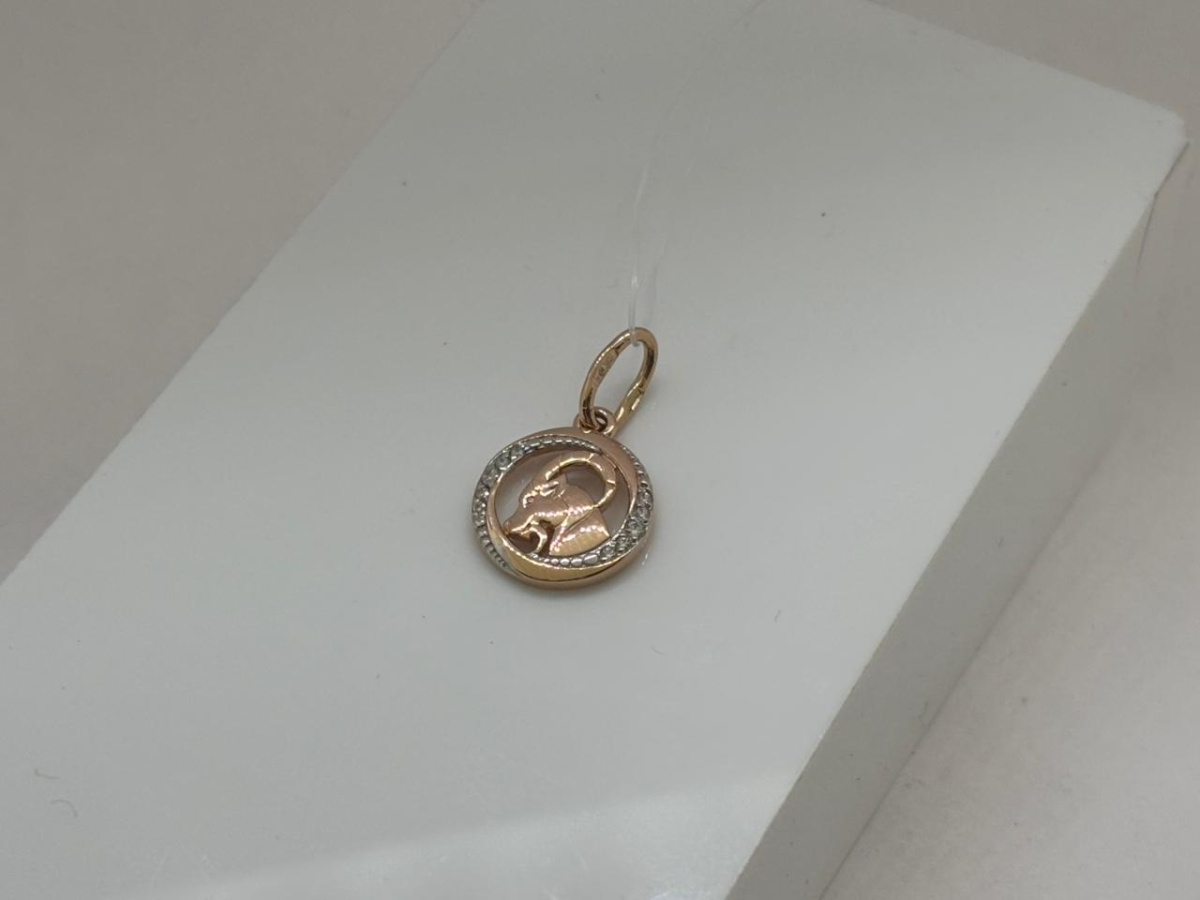 ПОДВЕСКА ЗНАК ЗОДИАКА КОЗЕРОГ (Au 585)