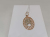 ПОДВЕСКА ЗНАК ЗОДИАКА БЛИЗНЕЦЫ Au 585