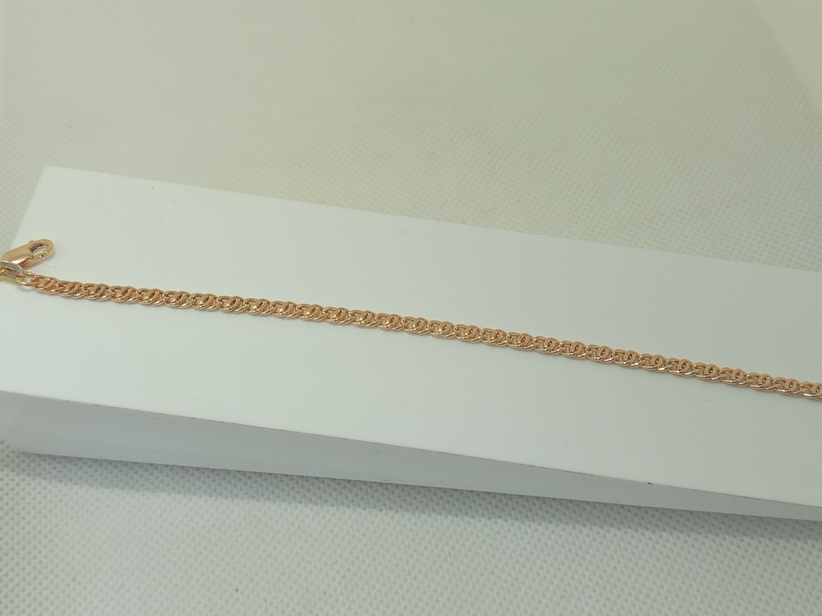 БРАСЛЕТ ПУСТОТЕЛЫЙ Якорное (Au 585)