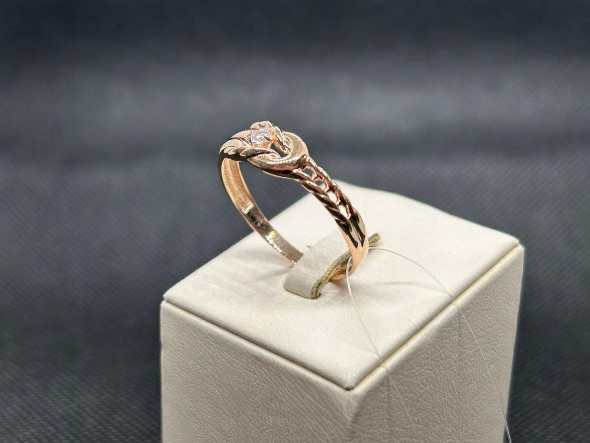 КОЛЬЦО С КАМНЕМ (Au 585)