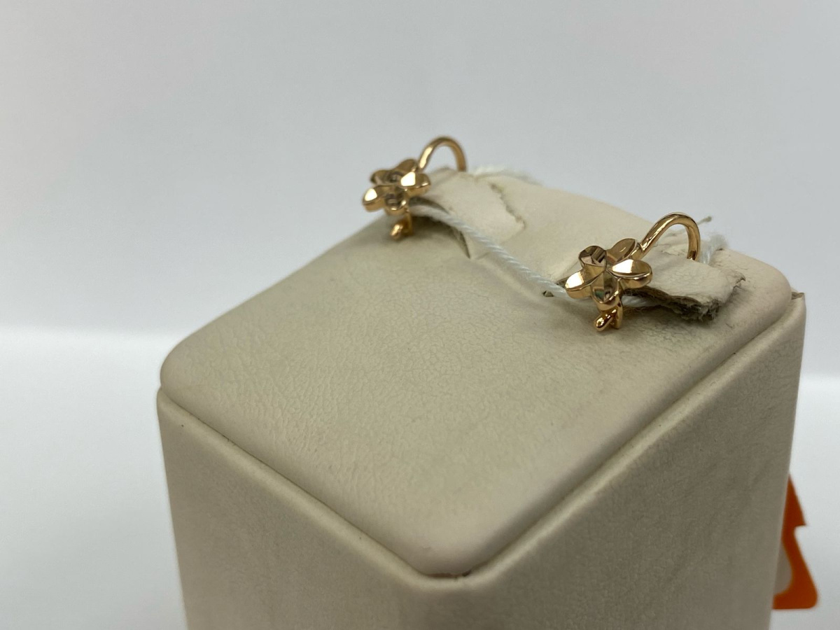 СЕРЬГИ БЕЗ КАМНЯ (Au 585)