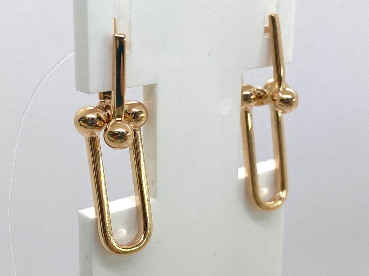 СЕРЬГИ БЕЗ КАМНЯ (Au 585)