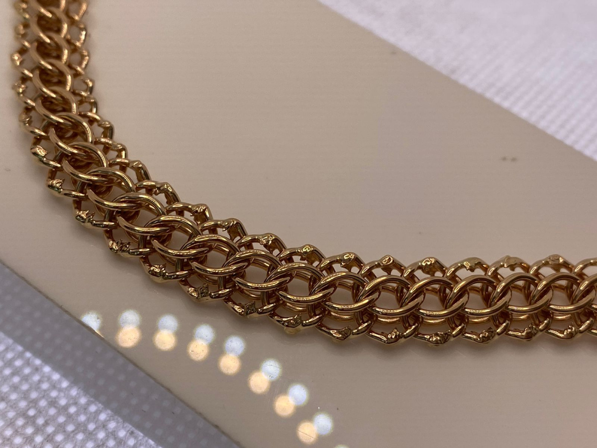 БРАСЛЕТ ПУСТОТЕЛЫЙ Итальянка (Au 585)