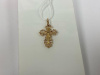 ПОДВЕСКА КРЕСТ С КАМНЕМ (Au 585)